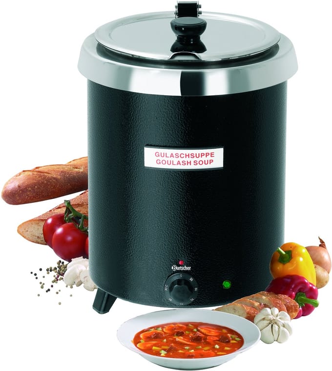Soeppan Club - 8,5 Liter - Zwart - Bartscher 100067