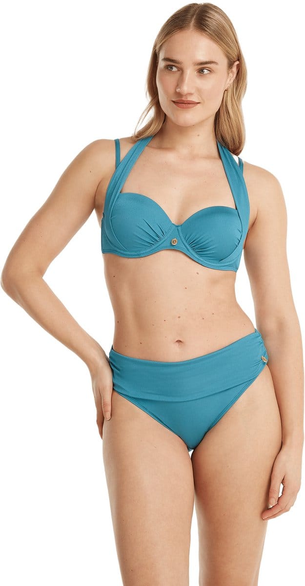 Ten Cate flipover bikini bottom sea blue voor Dames | Maat 44