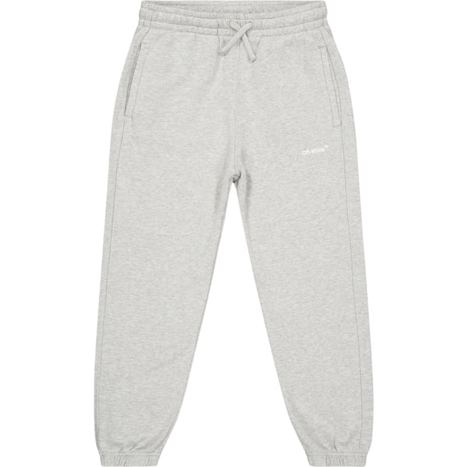 Off White Joggingbroeken met logo voor kinderen (Grijs)