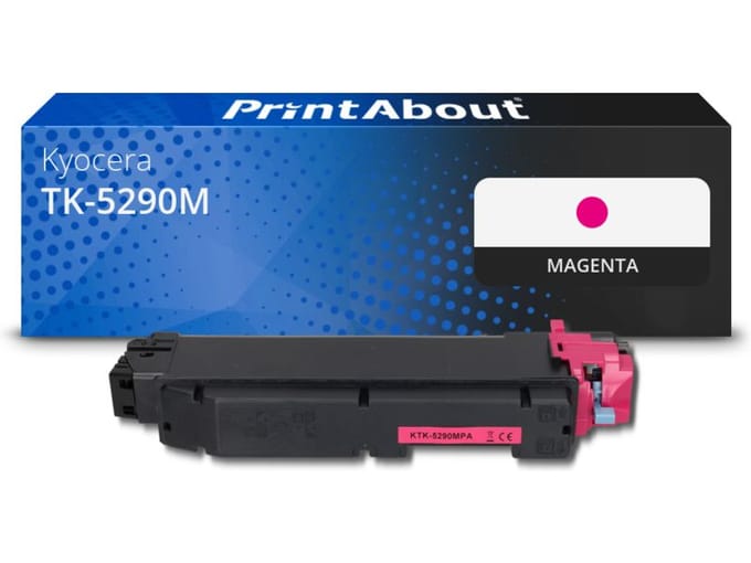 PrintAbout huismerk Toner TK-5290M Magenta Geschikt voor Kyocera