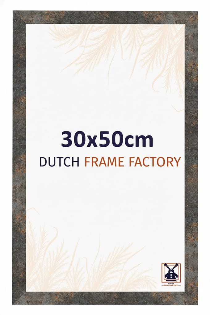 Fotolijst 30x50 cm - MDF - Geoxideerd Metaal - Benno
