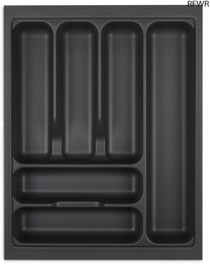 RFWR® Bestekbak Lavagrijs 450 mm voor Keukenladen