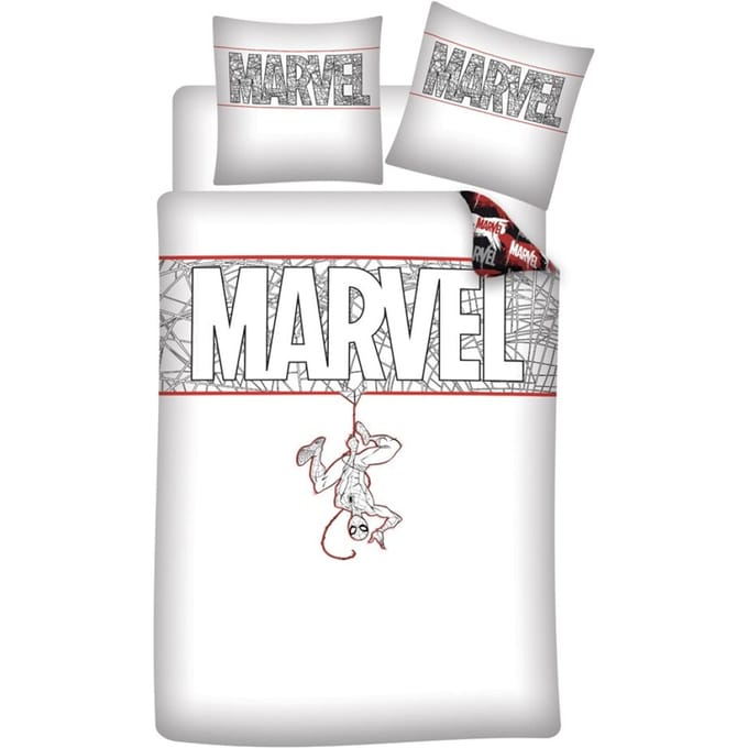 Marvel Comics Dekbedovertrek SpiderMan - 140 x 200 cm - Bio Katoen