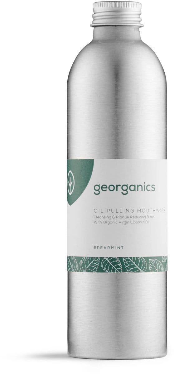 Georganics Oil Pulling mondspoeling - Spearmint - groene munt - Antibacterieel