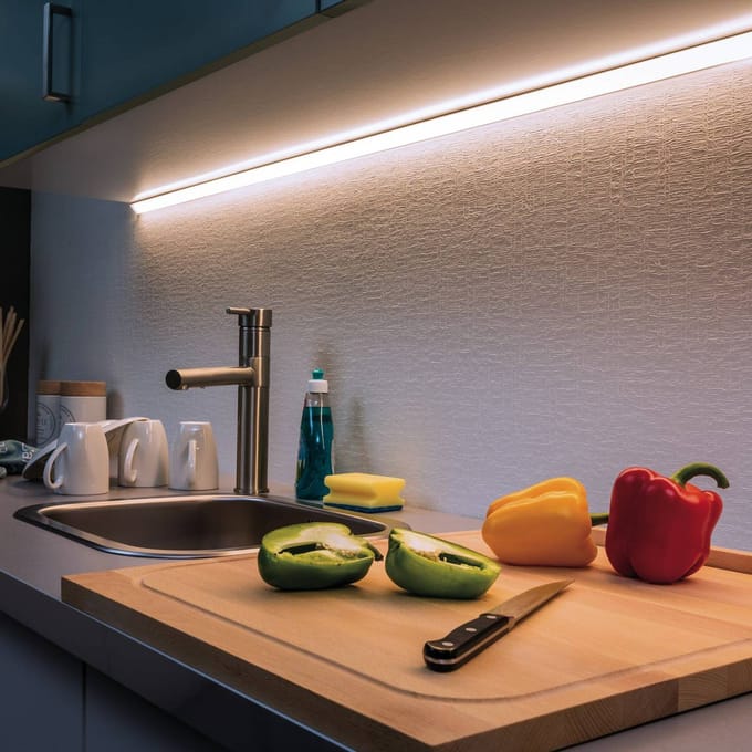 PAULMANN MaxLED 500 LED-strip daglichtwit 100 cm zilver ongecoat