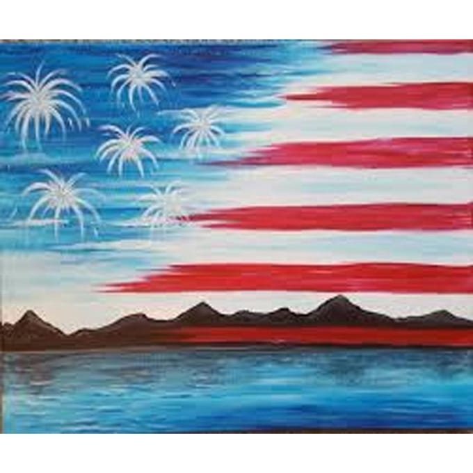 Volledige boor diamant 5D diamant schilderij Amerikaanse vlag diamant borduurwerk kruissteek 20X30CM red