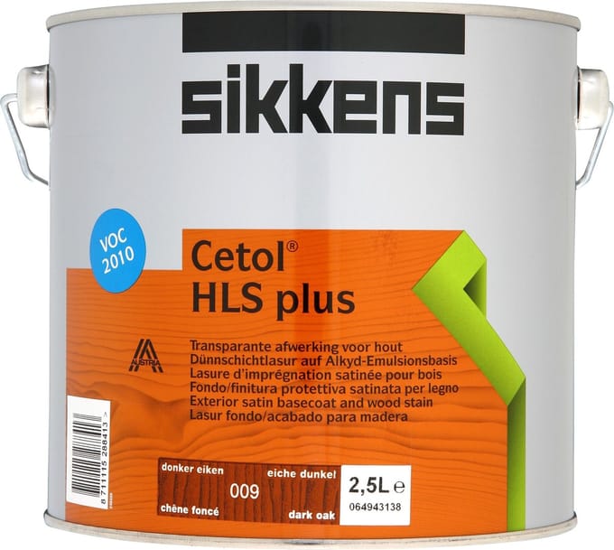 Sikkens Cetol Hls Plus - 009 - Donkere Eik - 2,5 l - 14-18 m²/l