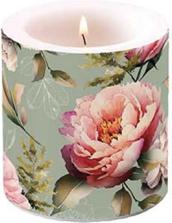 Ambiente - Kaars - Peonies - 35 branduren -