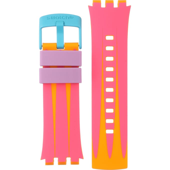 Swatch Plastic - Touch Digi SU/SV ASURS103 SURS103 Peche Melba Horlogeband