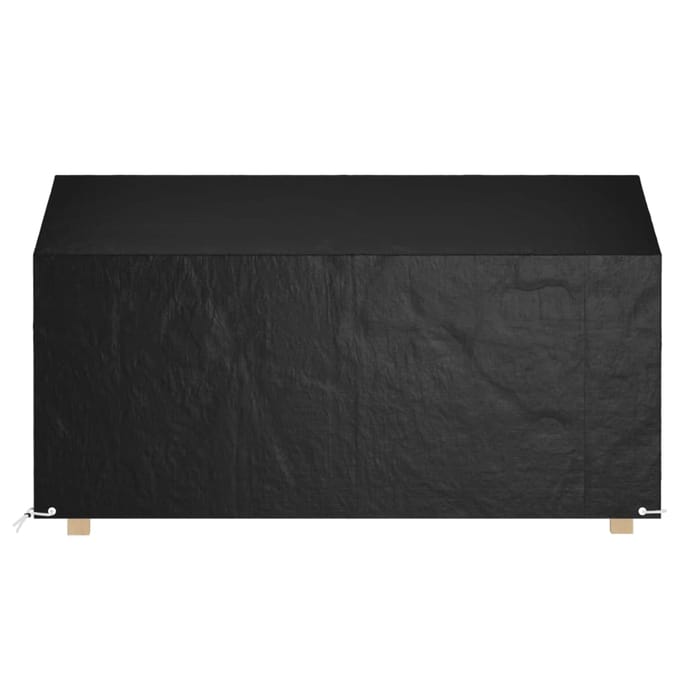 vidaXL - Tuinbankhoes - met - 8 - oogjes - 210x70x70/88 - cm - polyetheen