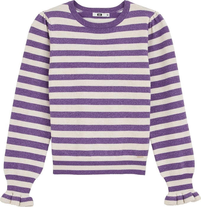 WE Fashion Meisjes gebreide trui met print