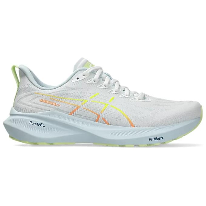 ASICS GT 2000 13 Wit Oranje Lime Heren Sneakers 1011B861-100 44 white