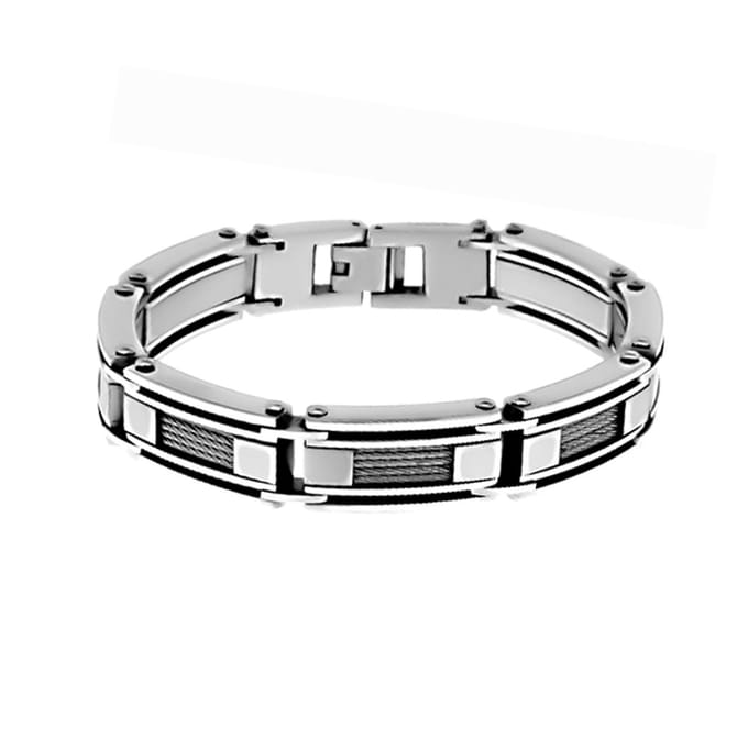 Juwelier Zwartevalk - Stalen armband 33.016/22cm--