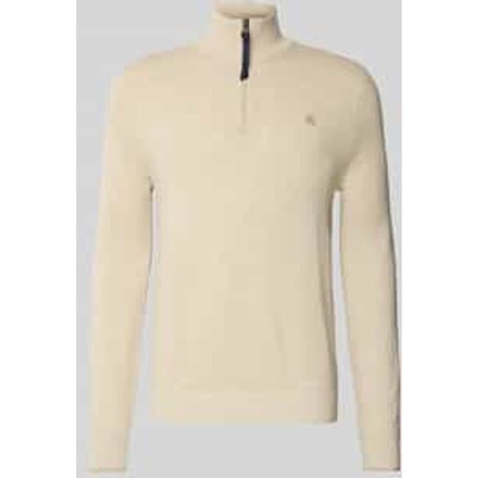 Gebreide pullover met schipperskraag