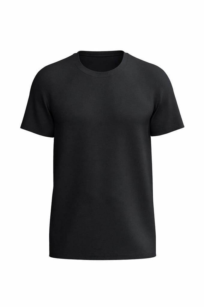 RELAKZ - Lenzing Modal - Heren T-shirt - Ronde Hals - Extra Lang - Zwart - M - 2-pack