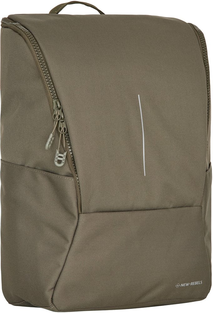 New Rebels Valor Westerly Backpack Rugzak 14L Schooltas Werktas Laptop 14 inch PU Polyester Olive