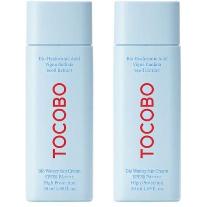 TOCOBO Bio Watery Sun Cream SPF50+ PA++++ 50ML *2 stuks 2ea white