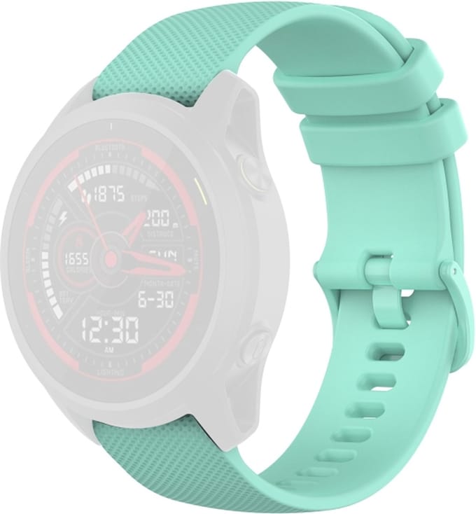 Siliconen bandje - geschikt voor Garmin Forerunner 745 - mintgroen