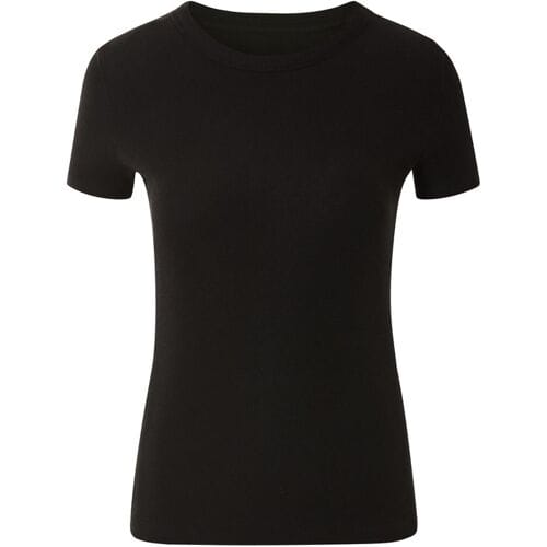 ESMARA Dames T-shirt (Zwart, XL (48/50))