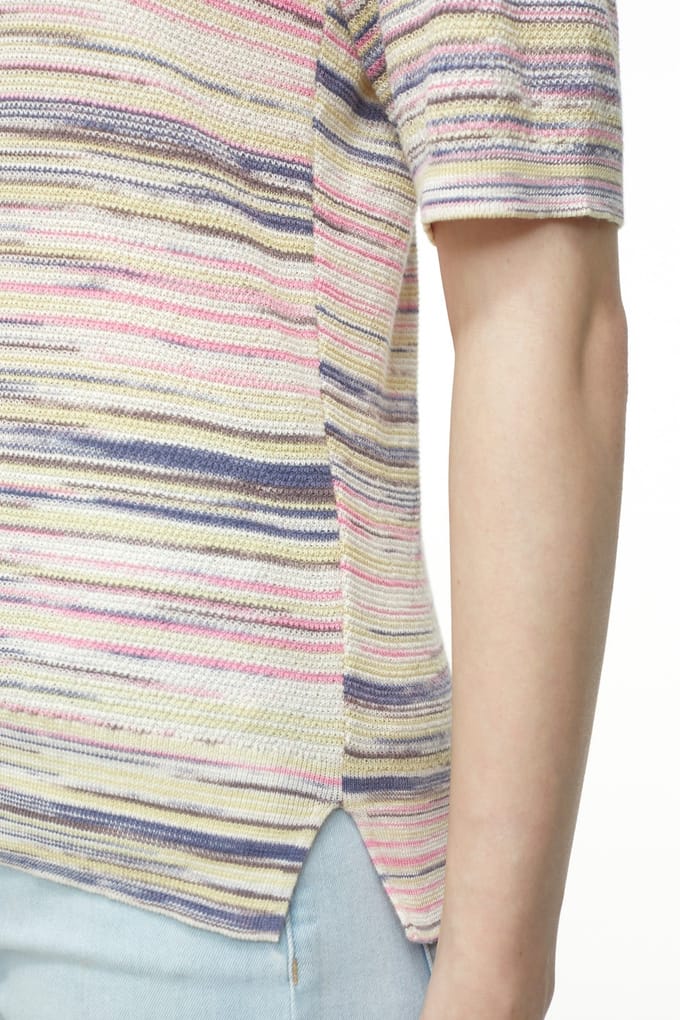 Closed Henley Short Sleeve Knits Multi Colour Taglia: XS | Maglioni a maglia Outlet | Donna