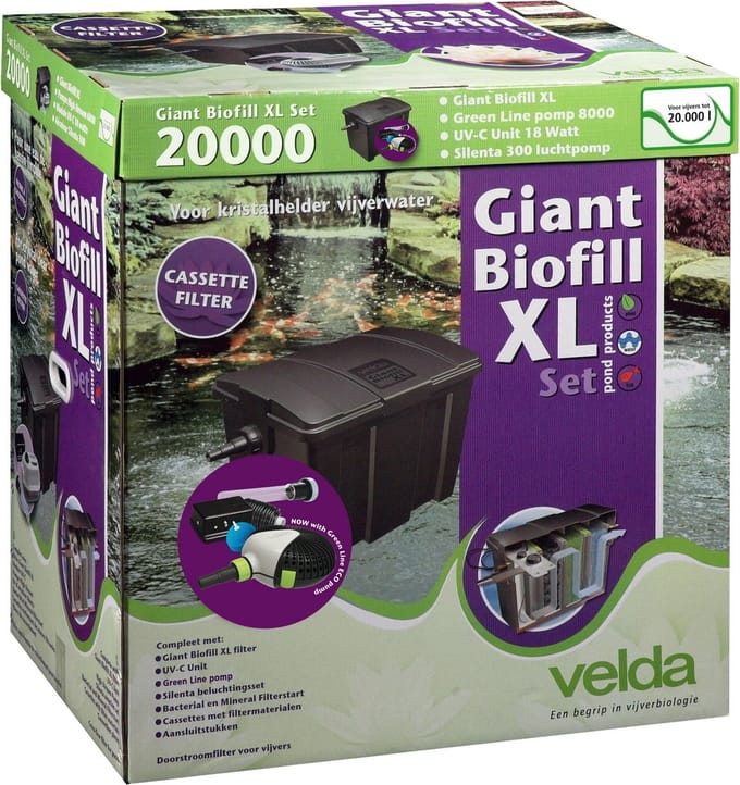 Velda Giant Biofill XL Set 6000 filter met meer cassettes
