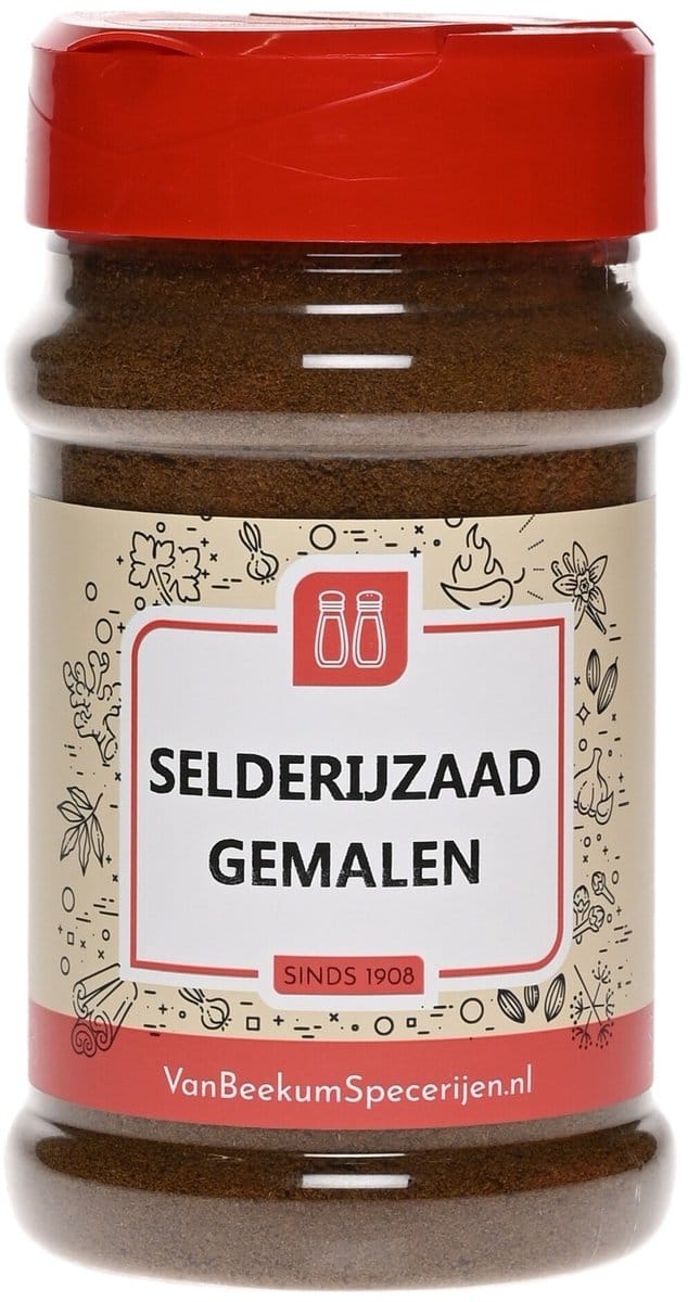 Van Beekum Specerijen - Selderijzaad Gemalen - Strooibus 130 Gram