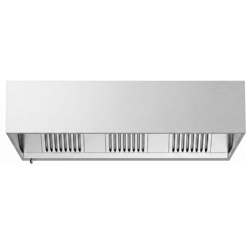 GGM Gastro Kastenhaube - 1800mm - mit Filter & Lampe Zilver