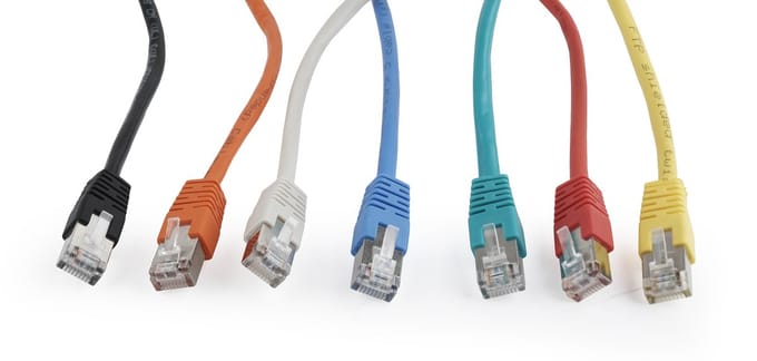 FTP Cat5E patchkabel, 7,5 m, grijs
