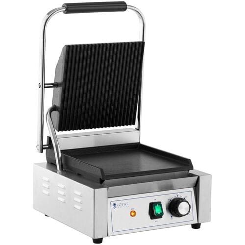 Contactgrill - Ribbed + Flat - Royal Catering - 1,800 W RCPKG-1800-M