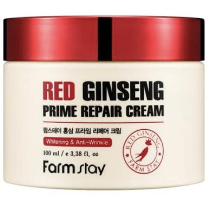 FARM STAY Rode Ginseng Prime Repair Cream 100ml (3 opties) 1pcs red