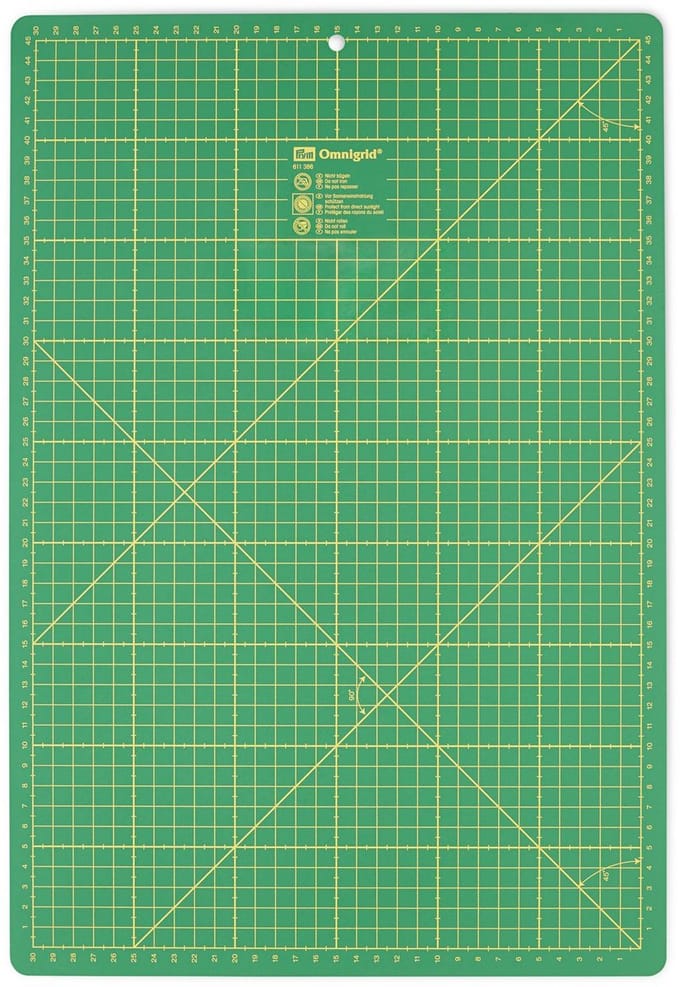 PRYM Onderlegger rolmessen 30x45 cm/inch 611386 - Onderlegger en snijmat - Prym