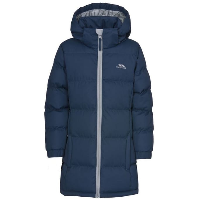 Trespass - Meisjes Tiffy Gewatteerde Jas (Donkerblauw)