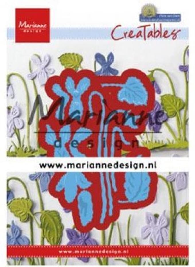 Marianne Design Creatables Snij en Embosstencil - Petra's Viooltjes
