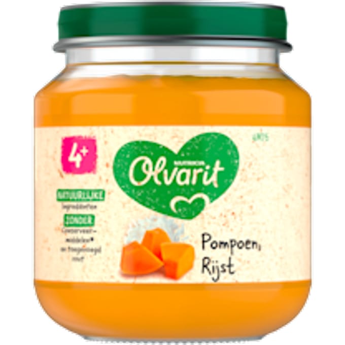 4+mnd Pompoen Rijst