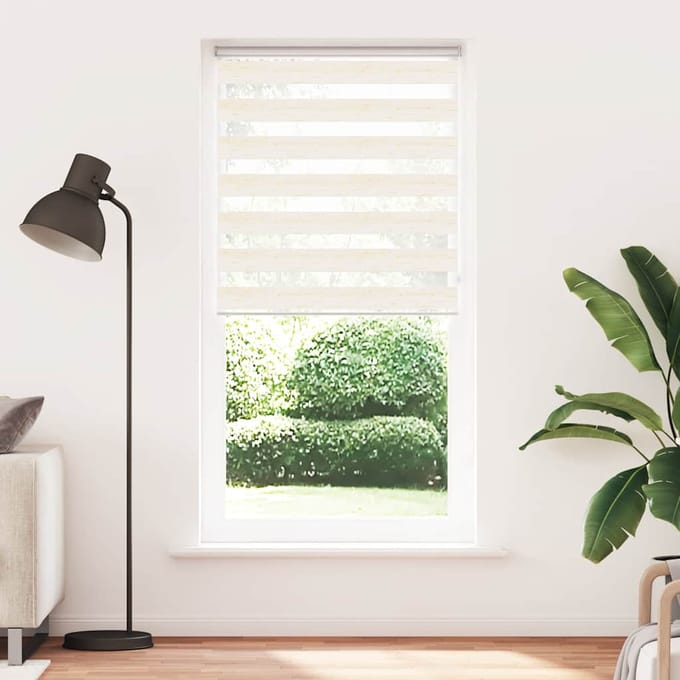 vidaXL - Zebra - Blind - 105x230cm - stofbreedte - 100,9cm - polyester - marmerbeige