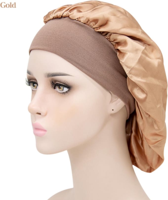 Satijnen Slaapmuts  - Bonnet -  Haarverzorging - Dames slaapmuts - Soft Bonnet slaapmuts - Satijnen slaapmuts - Satijn bonnet - Bonnet - Nachtmuts - Sleep cap