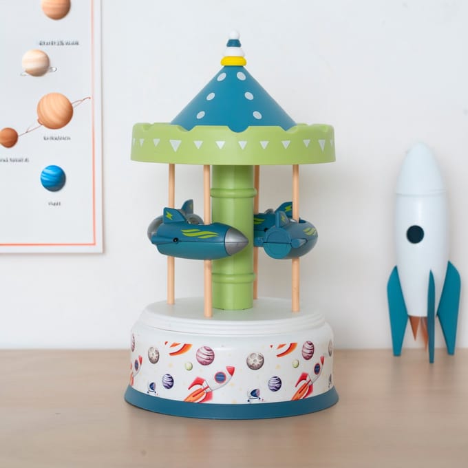 Muziekdoos Carrousel Raket