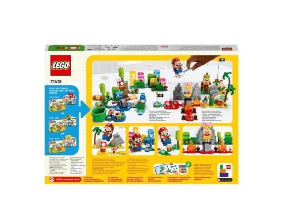 LEGO 71418 Super Mario Makersset: Creatieve gereedschapskist met Personages en Onderdelen