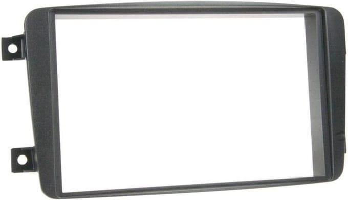 2-DIN Paneel Mercedes C-Klasse / CLK / Vito / Viano Kleur: Zwart
