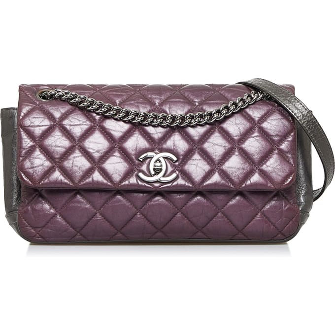 Gequilted Leren Schoudertas