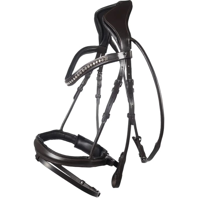 Anatomische Bitloze Teugel voor Paard Lauria Garrelli Arezzo