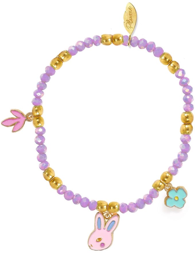 Djeco armband speelgoed PLUME - BIJOUX Bracelet Rose multicolor.