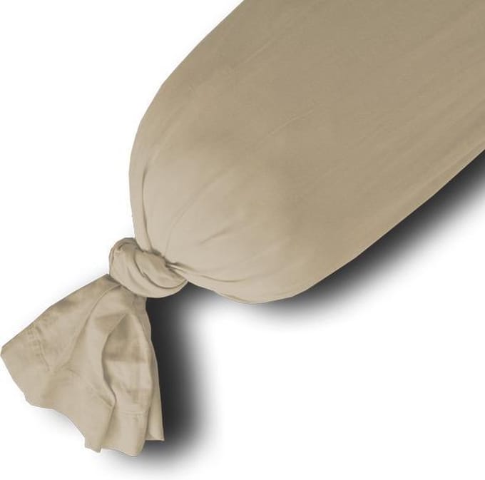 Guling-sleeve - Kussensloop zand, 185cm, 100% Katoen, Geschikt voor Guling Basic, XL, Luxe en Zorg, Zachte Slaapervaring