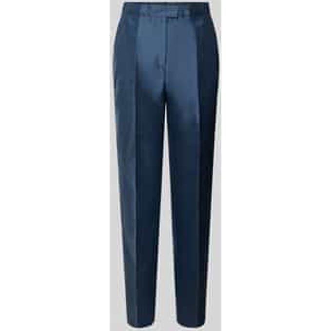 regular fit sigarettenbroek van pure zijde model 'ORATA'