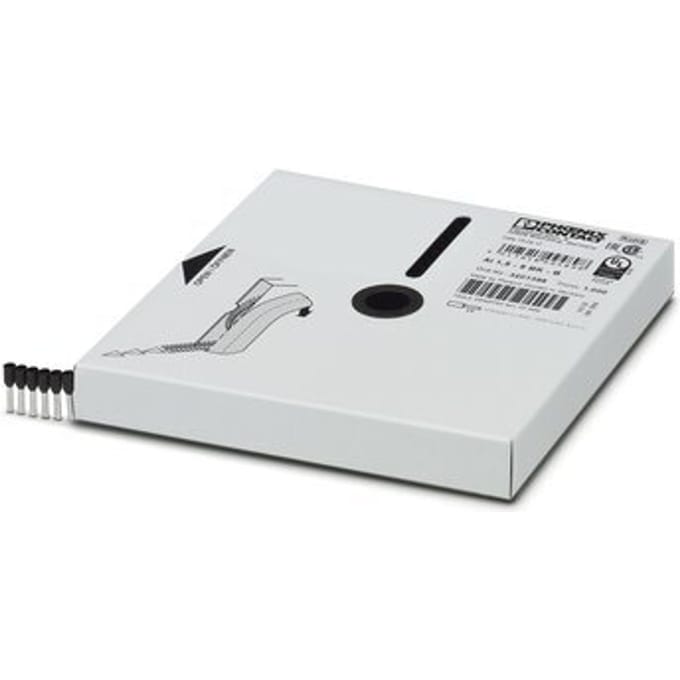 Phoenix Contact 3201398 Adereindhulzen 1.5 mm² Deels geïsoleerd Zwart 1000 stuk(s)