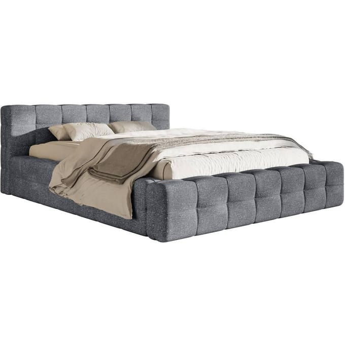 Tilly bedframe chenille met opbergruimte 140 x 200 cm | Selsey Design
