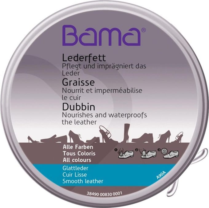Bama Leervet Gladleer - Schoenonderhoud - 100 ml Naturel
