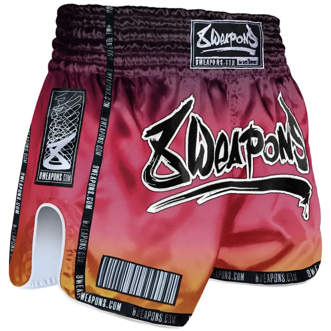8 WEAPONS Muay Thai Shorts Vivo Sunsphere Rood - XL