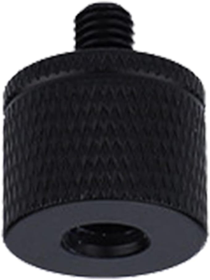 Statiefschroef Adapter - Schroefdraad Connector - Camera Bevestigen - Universele Schroefdraad - 1/4 naar M8 - Zwart