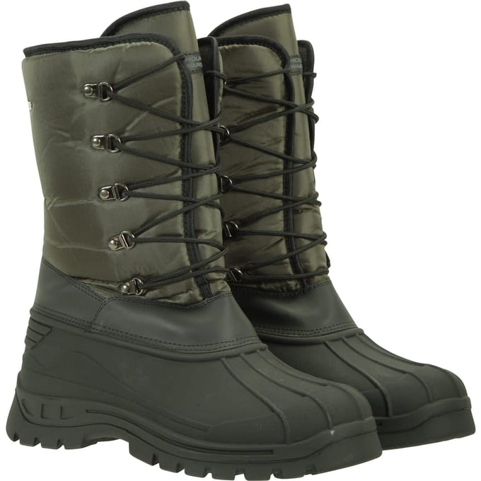 Mountain Warehouse Heren Ploeg Sneeuwlaarzen (Kaki Groen)